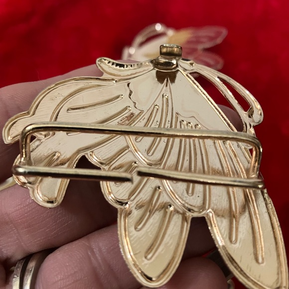 Lot of 3 Vintage Interlocking Belt Buckles Butterflies and Design - Picture 11 of 15